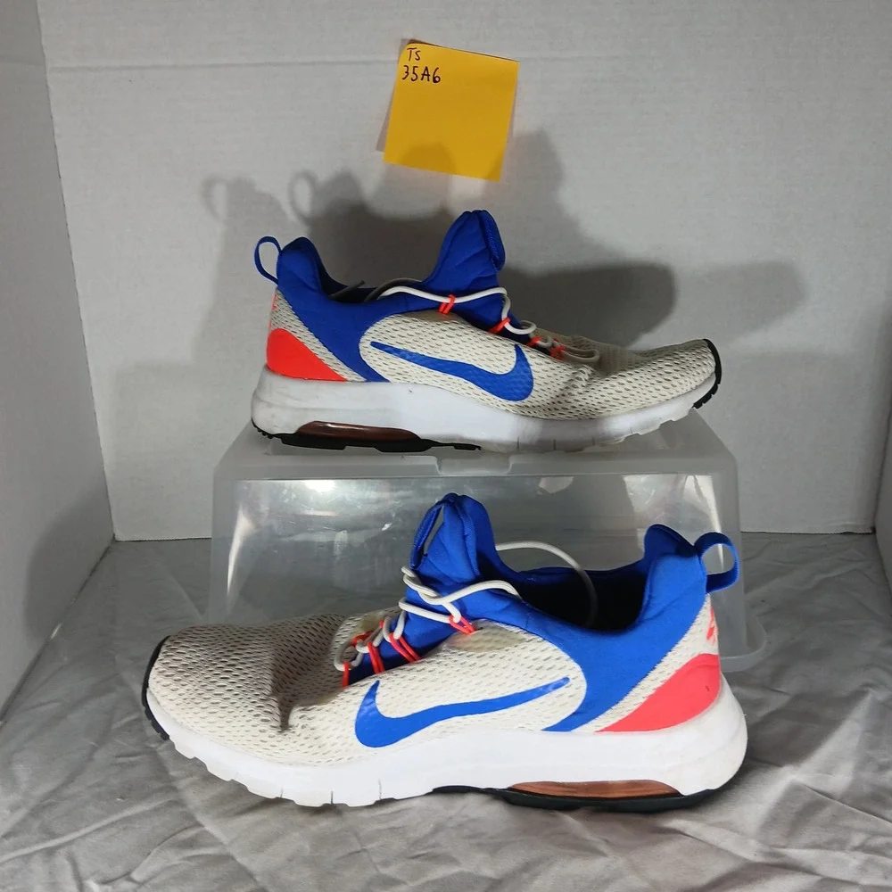 Nike Air Max Motion 2 Mens Shoes White Blue Orange Athletic‎ Sneakers Size 8